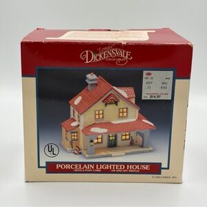 1993 LEMAX Dickensvale  Porcelain Lighted House New in Box